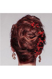 6pcs Pearl Wedding Headpieces Hairpins