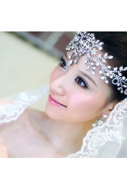 Bride's Crystal Rhinestone Forehead Wedding Headdress 1 PC