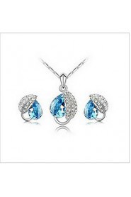 Jewelry Set Women's Anniversary / Birthday / Daily Jewelry Sets Alloy Crystal / Rhinestone Necklaces / Earrings