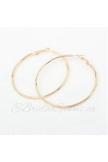 Good Quality NEW Classic Exaggerated Big Circle Hoop Earrings For Women Statement Jewelry