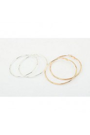 Good Quality NEW Classic Exaggerated Big Circle Hoop Earrings For Women Statement Jewelry