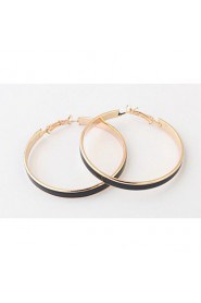 Korean Fashion Sweet Girls Candy Color Big Circle Hoop Earrings Statement Jewelry