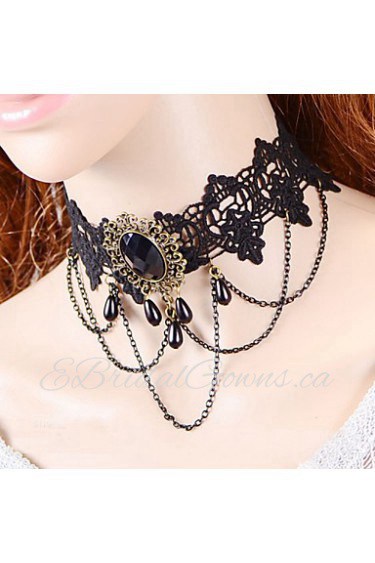 Vintage Gothic Tassels Chain Necklace