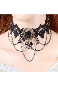 Vintage Gothic Tassels Chain Necklace