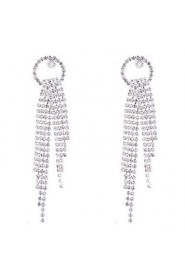 Drop Earrings Women's Alloy Earring Rhinestone