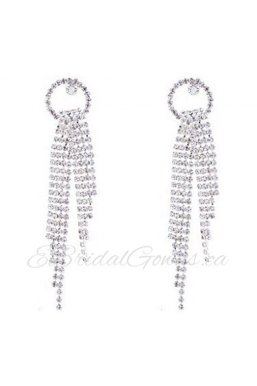 Drop Earrings Women's Alloy Earring Rhinestone