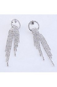 Drop Earrings Women's Alloy Earring Rhinestone