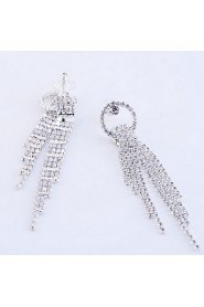 Drop Earrings Women's Alloy Earring Rhinestone