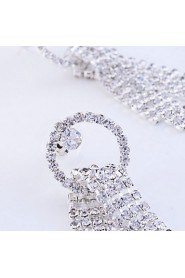 Drop Earrings Women's Alloy Earring Rhinestone