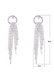 Drop Earrings Women's Alloy Earring Rhinestone