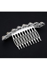 Women's Rhinestone / Alloy Headpiece-Wedding / Special Occasion / Office & Career Hair Combs Clear