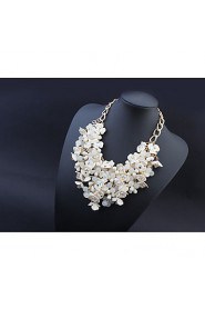 European Style Fashion Exaggerated Flower Bead Necklace