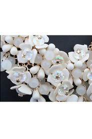 European Style Fashion Exaggerated Flower Bead Necklace