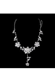 Jewelry Set Women's Anniversary / Wedding / Engagement / Birthday / Gift / Party / Special Occasion Jewelry Sets AlloyRhinestone / Cubic