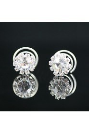 2 Pieces Gorgeous Rhinestones Bridal Pins Party/ Special Occasion Headpieces