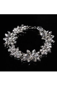 Women's Chain Bracelet Alloy Rhinestone