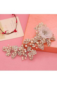 Women's Rhinestone / Tulle / Imitation Pearl Headpiece-Wedding / Special Occasion Headbands 1 Piece