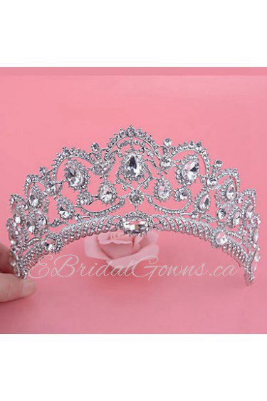 Women's Rhinestone / Alloy Headpiece-Wedding / Special Occasion Tiaras 1 Piece