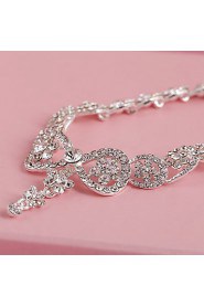 Jewelry Set Women's Anniversary / Wedding / Engagement / Birthday / Gift / Party / Special Occasion Jewelry Sets Alloy / Rhinestone