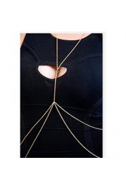 Women's Sexy Double-layer Golden Body Belly Chain