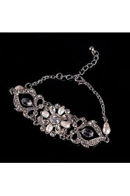 Vintage Luxurious Diamond Fresh Pearls Wedding Silver Bracelet For Women Lades Bridal Birthday GIft 1930's Wedding