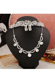 Jewelry Set Women's Anniversary / Wedding / Engagement / Party / Special Occasion Jewelry Sets Alloy / Vermeil / Rhinestone Rhinestone