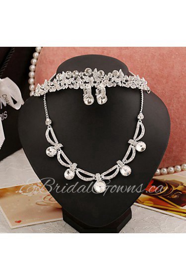 Jewelry Set Women's Anniversary / Wedding / Engagement / Party / Special Occasion Jewelry Sets Alloy / Vermeil / Rhinestone Rhinestone