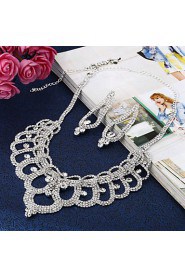 Jewelry Set Women's Anniversary / Wedding / Engagement / Party / Special Occasion Jewelry Sets Alloy / Rhinestone Non StoneEarrings /