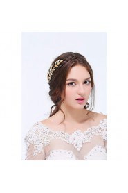 Women's Gold Alloy Headpiece - Wedding Special Occasion Casual Headbands 1 Piece