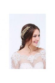 Women's Gold Alloy Headpiece - Wedding Special Occasion Casual Headbands 1 Piece