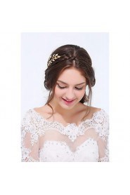 Women's Gold Alloy Headpiece - Wedding Special Occasion Casual Headbands 1 Piece