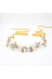 Handmade Women's Rhinestone / Alloy / Imitation Pearl Headpiece-Wedding / Special Occasion Headbands 1 Piece