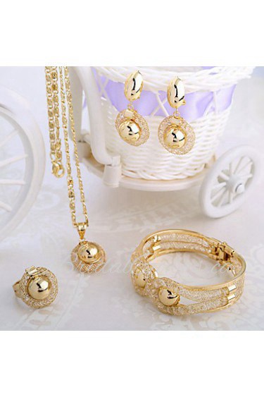 WesternRain Wedding jewelry Women's Alloy Jewelry Set Non Stone