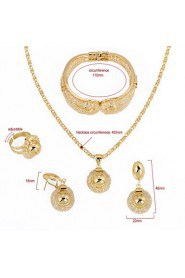 WesternRain Wedding jewelry Women's Alloy Jewelry Set Non Stone