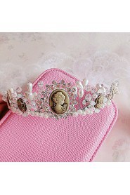 Women's / Flower Girl's Rhinestone / Imitation Pearl Headpiece-Wedding / Special Occasion / Outdoor Tiaras 1 Piece