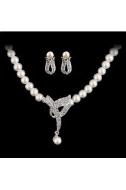 Jewelry Set Women's Anniversary / Wedding / Engagement / Birthday / Gift / Party / Daily / Special Occasion Jewelry Sets AlloyImitation