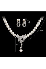 Jewelry Set Women's Anniversary / Wedding / Engagement / Birthday / Gift / Party / Daily / Special Occasion Jewelry Sets AlloyImitation