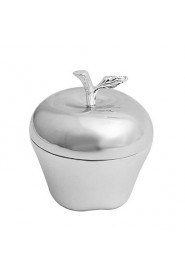 Personalized Simple Apple Shaped Tin Alloy Women's Jewelry Box