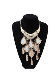 Bohemian Fashion Crystal Long Tassel Necklace For Women High Quality Punk Statement Choker Necklace