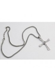 The Fast and the Furious Five Cross Silver Alloy Movie Pendant Necklace(1 Pc)