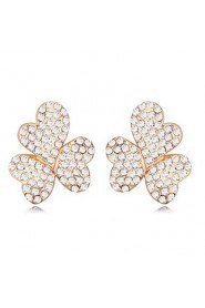 Stud Earrings Women's Alloy Earring Crystal