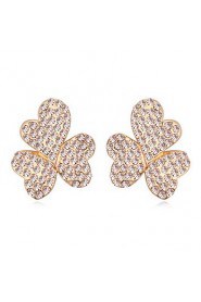 Stud Earrings Women's Alloy Earring Crystal