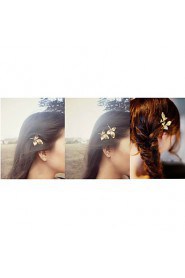 Wedding Hair Accessories Olive Branches Leaves Beautiful Bride Hairpin Side Folder Hairpins