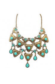 Fashion Jewels Exaggeration Necklace Water Droplets