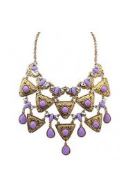 Fashion Jewels Exaggeration Necklace Water Droplets