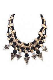 Exaggerated Punk Style Statement Necklace Pendants Link Chain Jewelry Collar For Women Party Gift