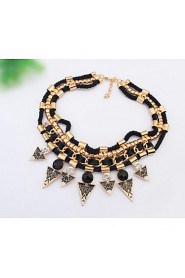 Exaggerated Punk Style Statement Necklace Pendants Link Chain Jewelry Collar For Women Party Gift