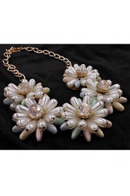 Women's Fashion Exaggerated Style Sun Flower Clavicle Chain 03