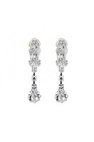 Ladies'/Women's Alloy Wedding/Party Jewelry Set With Rhinestone