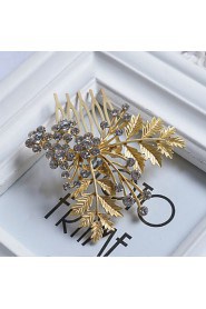 Women's / Flower Girl's Rhinestone / Alloy Headpiece-Wedding / Special Occasion Hair Combs / Hair Pin 3 Pieces